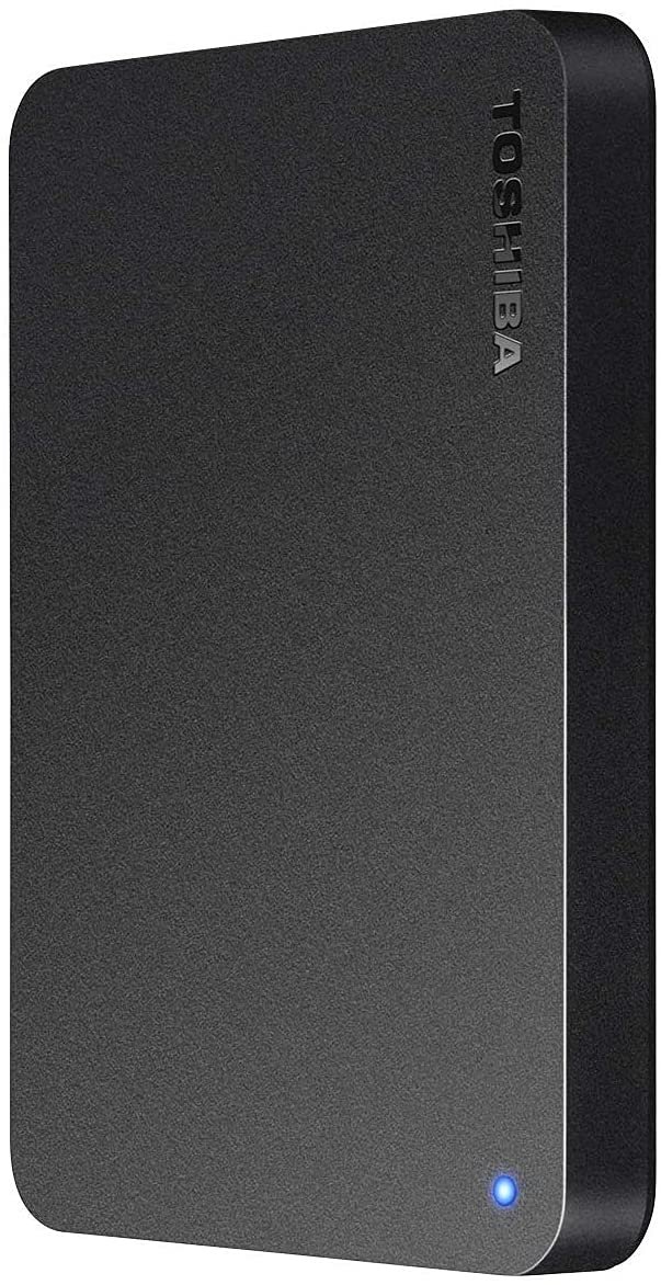 Toshiba Canvio Basics 1TB Portable External HDD - USB 3.2 for PC Laptop Windows and Mac, 3 Years Warranty, External Hard Drive - Black