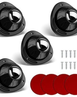 UB Unity Brand Self Adhesive Caster Wheels – 360° Swivel Wheels for Furniture – 1 Inch Steel Ball Caster, 200Kg Loading Capacity, Low Profile Roller for Small Appliance Storage Bins (4 PCS) UB Unity Brand Self Adhesive Caster Wheels – 360° Swivel Wheels for Furniture – 1 Inch Steel Ball Caster, 200Kg Loading Capacity, Low Profile Roller for Small Appliance Storage Bins (4 PCS)