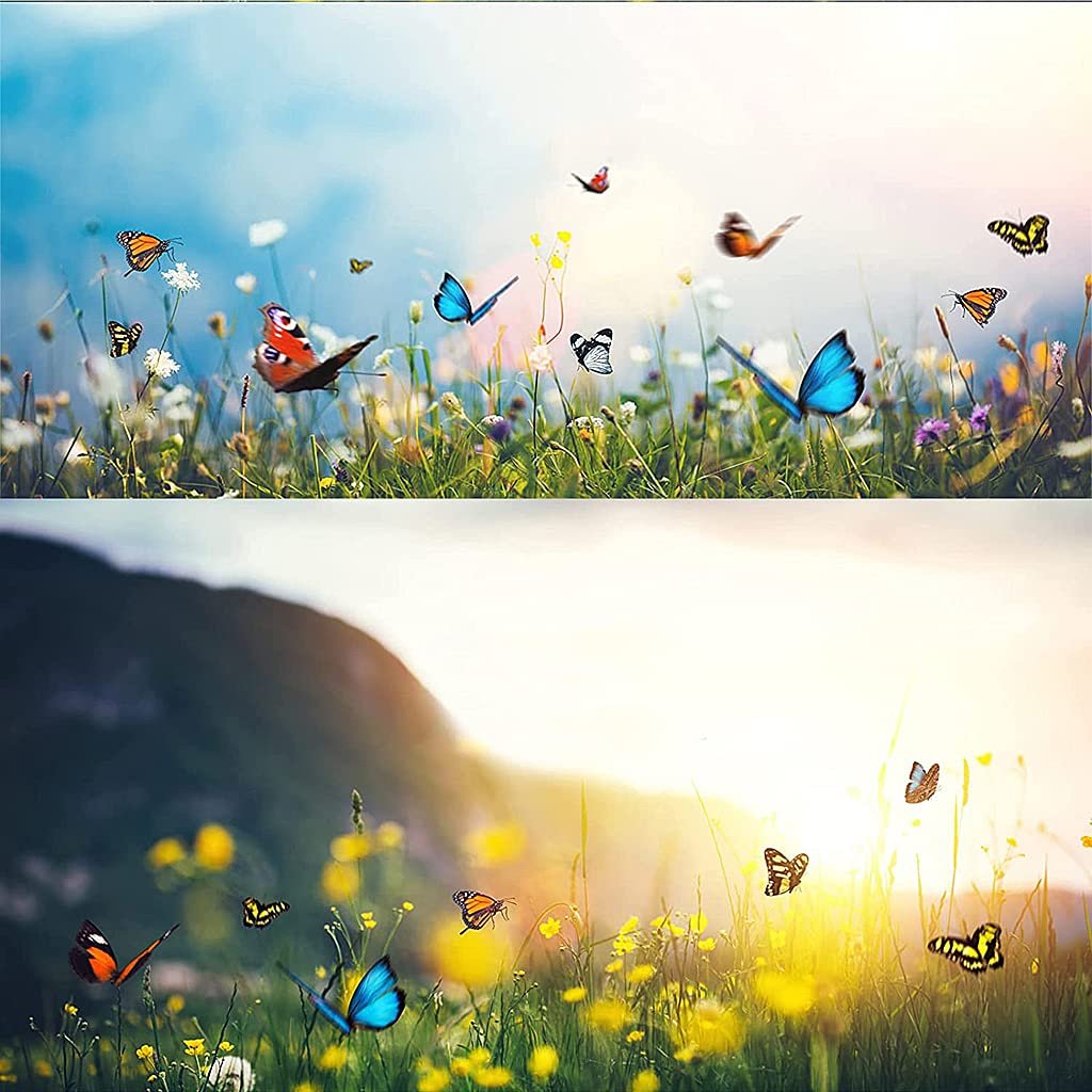 Magideal� Colorful Flying Butterfly On Stick Model Home Garden Lawn Ornament 7X5.5Cm - Image 5