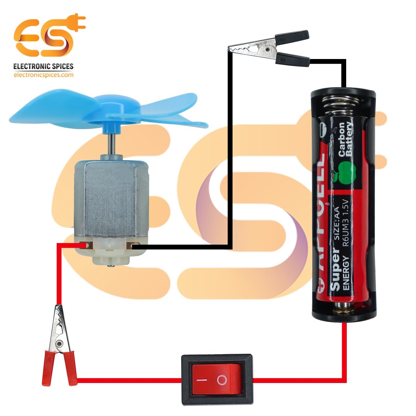 Electronic Spices Science Experiment Kit – for Kids, STEM Kit, Electric Circuit Kit with Motor Fan Toy, DIY Kit for Students, Science Experiment Kit - Image 7