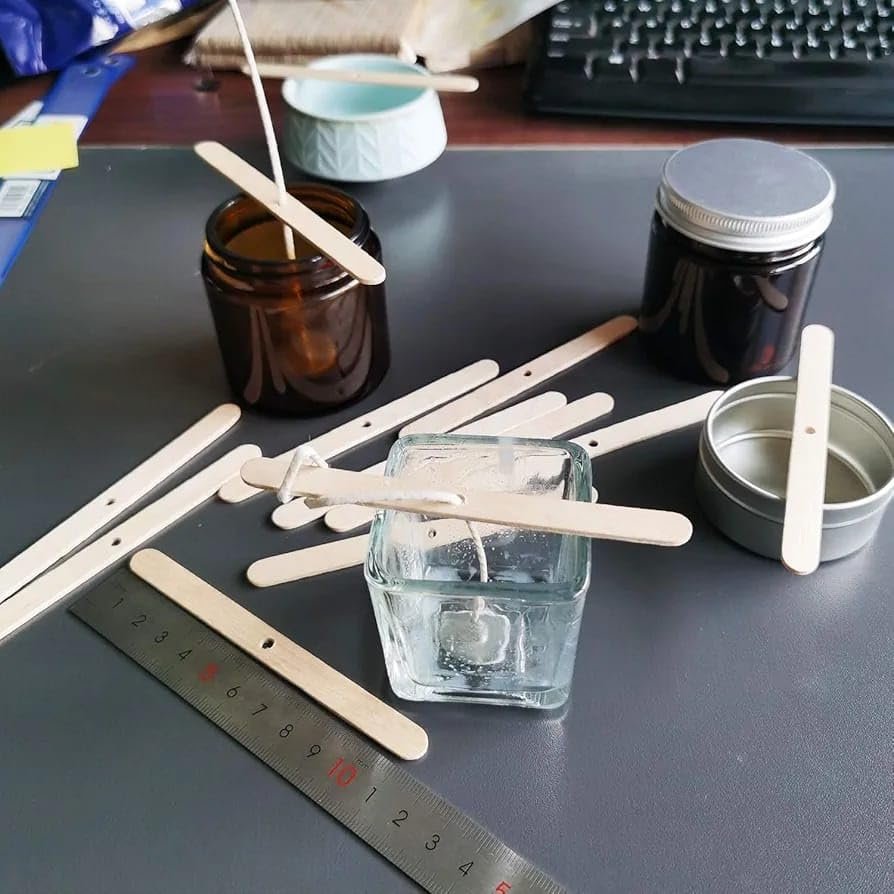 Wooden Candle Wick Centering Device, Candle Making Holders, DIY Candle Crafting Tools - Image 6