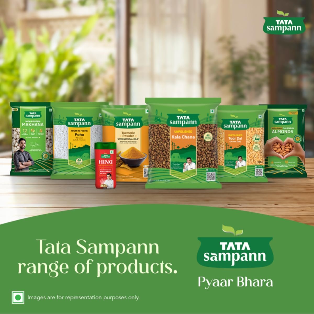 Tata Sampann Unpolished Kala (Black, Brown) Chana, 1kg - Image 9