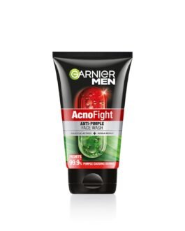Garnier Men, Anti-Pimple Face Wash, Repairs Skin & Balances Oils, AcnoFight, 100 g Garnier Men, Anti-Pimple Face Wash, Repairs Skin & Balances Oils, AcnoFight, 100 g