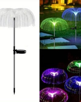 hardoll Solar Decorative Jellyfish Light 7 Color Changing Waterproof Outdoor Garden Pathway Lawn Driveway(Metal Stake,Pack of 1), LED, White hardoll Solar Decorative Jellyfish Light 7 Color Changing Waterproof Outdoor Garden Pathway Lawn Driveway(Metal Stake,Pack of 1), LED, White