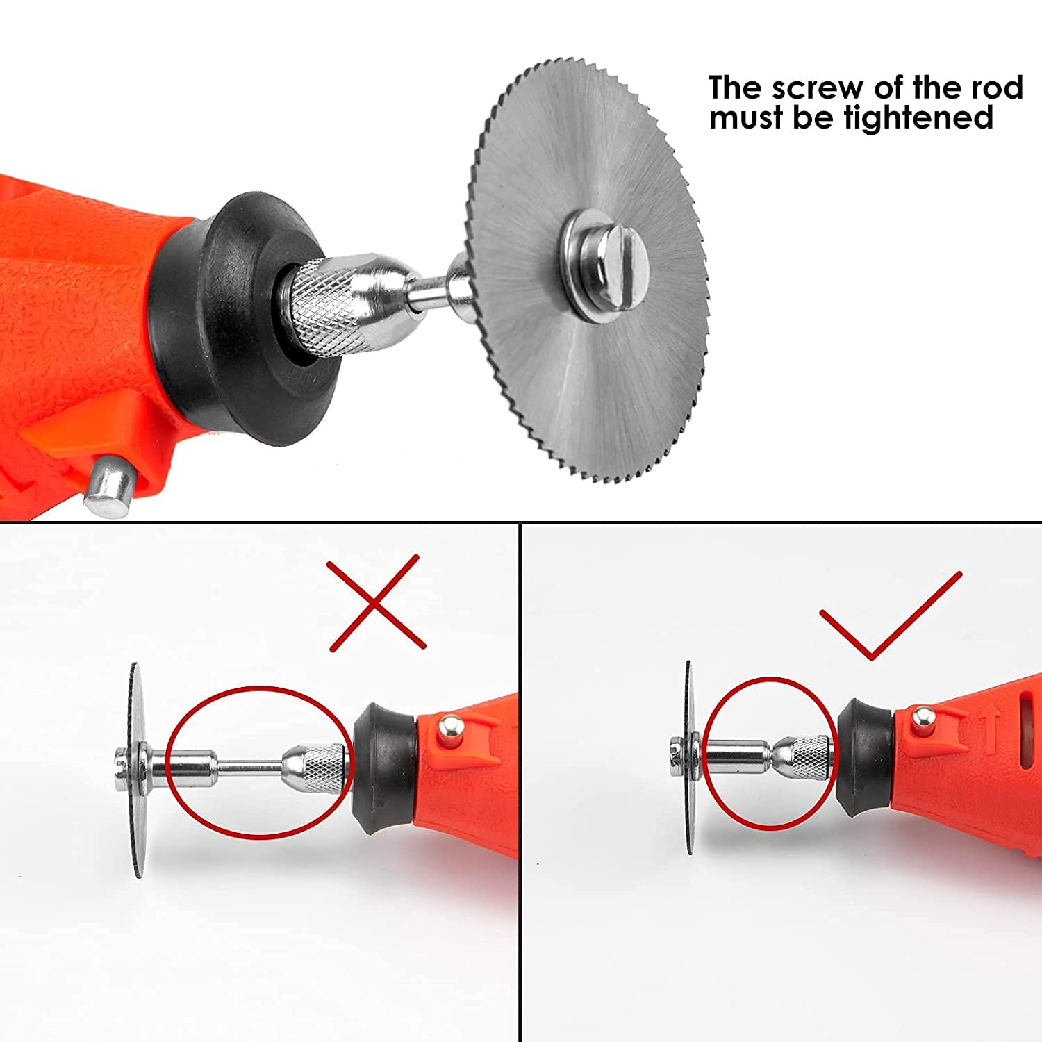 DIY Crafts 5 - Pcs HSS Rotary Saw Blades Blade Disc Saw Carving Buffing Grinder Replacement Mandrel Set Mini Circular Cutter Rotary Tool Cutting Useful Dno2 (Pack Of 1 Kit, Multi Color) - Image 4