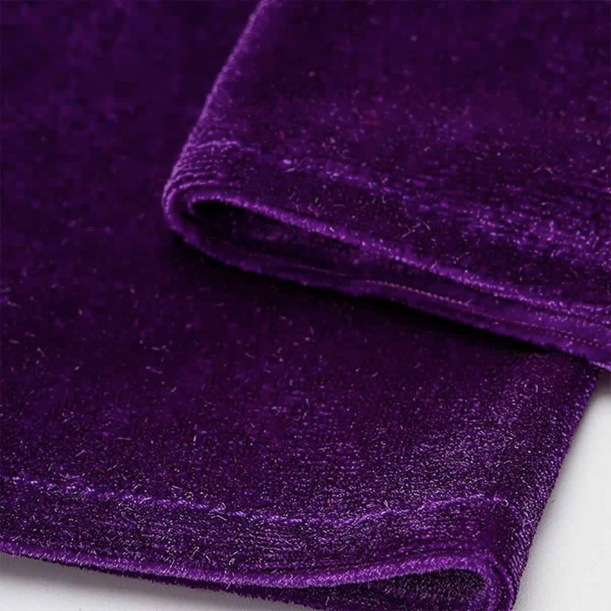 YUPPIN Long Velvet Elbow-Length Gloves for Women - Opera Style Satin Gloves, Black Bridal Wedding Dress Gloves, Flapper Party Evening Accessories - Image 3