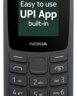 Nokia All-New 105 Single Sim Keypad Phone with Built-in UPI Payments, Long-Lasting Battery, Wireless FM Radio | Charcoal Nokia All-New 105 Single Sim Keypad Phone with Built-in UPI Payments, Long-Lasting Battery, Wireless FM Radio | Charcoal