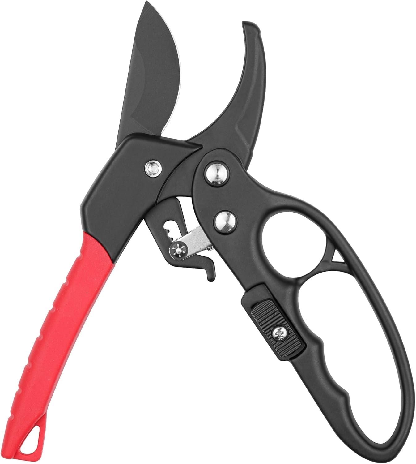 GardenZeek Gardening Scissor Stainless Steel Garden Snip with Safety Lock Garden Shears Sharp Cutter Pruners Scissor for Lawn, Garden & Potted Plants (Red) - Image 3