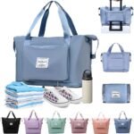 Royals hub Large Capacity Folding Travel Tote Bag, Oxford Fabric Waterproof