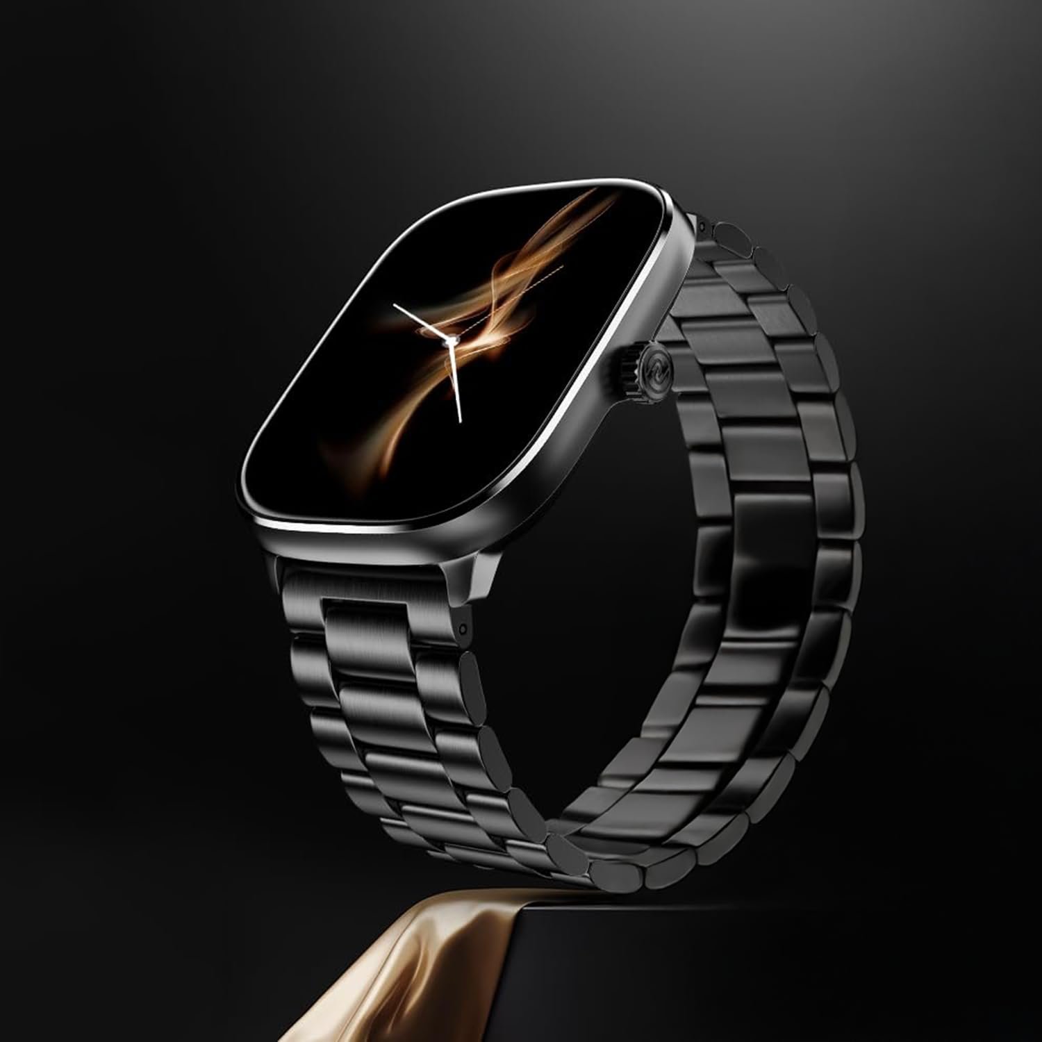 Noise New Macro Smart Watch with 2.0” HD Display,Metallic Finish BT Calling, Functional Crown, 7 Days Battery Life, Sleep Tracking, 200+ Watch Faces (Elite Black) - Image 3