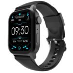 Fire-Boltt Rise Smart Watch with 1.85” HD Display, Metal Body, Bluetooth Calling, AI Voice Assistant, 120 Sports Modes, SpO2 & Heart Rate Monitor, Smart Watch for Man & Women – Black