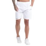 BLUE STAR SHARK Athletic Sports Shorts for Men with Zip Pockets and Elastic Waistband Quick Dry Lightweight Activewear.