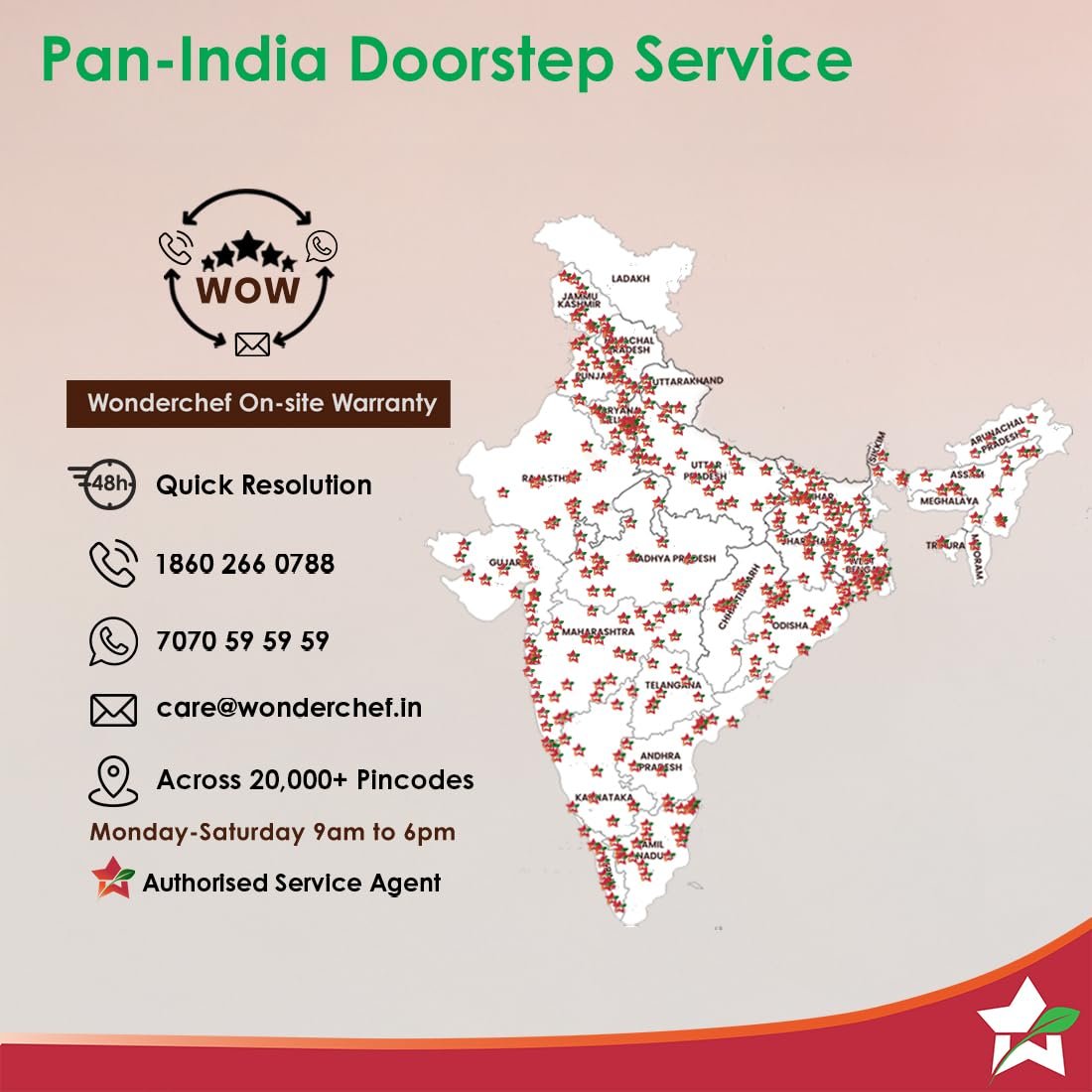 Wonderchef Nutri-blend 500W Mixer Grinder, 22000 RPM Motor, Smoothie Maker, Masala Grinder, Chutney Blender, 3 Unbreakable Jars, Recipe Book by Chef Sanjeev Kapoor, 2 Yr Warranty, Black - Image 9