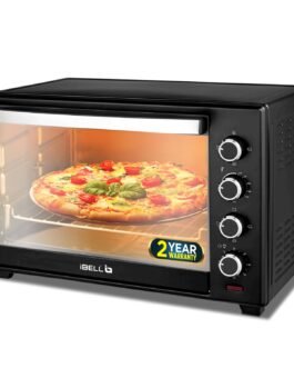 IBELL EO40LGDLX Electric Oven Toaster Grill OTG with Convection & Motorized Rotisserie, 1800 Watt, Multiple heating options, Illuminated Chamber (Black, 40 L)