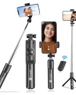 Tygot Bluetooth Extendable Selfie Sticks with Wireless Remote and Tripod Stand, 3-in-1 Multifunctional Selfie Stick with Tripod Stand Compatible with iPhone/OnePlus/Samsung/Oppo/Vivo and All Phones Tygot Bluetooth Extendable Selfie Sticks with Wireless Remote and Tripod Stand, 3-in-1 Multifunctional Selfie Stick with Tripod Stand Compatible with iPhone/OnePlus/Samsung/Oppo/Vivo and All Phones