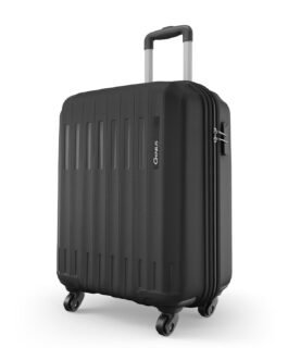 Safari Genius Alley 55cm Cabin Trolley Bag Hard Case Polypropylene, 4 Spinner Wheels, 360 Degree Wheeling Carry on Luggage, Travel Bag, Suitcase for Travel, Trolley Bags for Travel, Black Safari Genius Alley 55cm Cabin Trolley Bag Hard Case Polypropylene, 4 Spinner Wheels, 360 Degree Wheeling Carry on Luggage, Travel Bag, Suitcase for Travel, Trolley Bags for Travel, Black