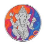 AuGrav Jewels 999 Pure Silver Ganesh Coin 5 Grams | 26 Indian State Ganesha Designs | Silver Coin for Puja, Diwali, Festival Gift, Lakshmi Ganesh Idol, Wedding Return Gifts
