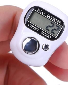 AMZTOP Mini Hand Tally Counter Finger Ring Digital Electronic Head Count,Japa Counter Counting Machine For Mantra Jap And Cricket Umpire And Various Counting Purpose Small (Color May Vary)