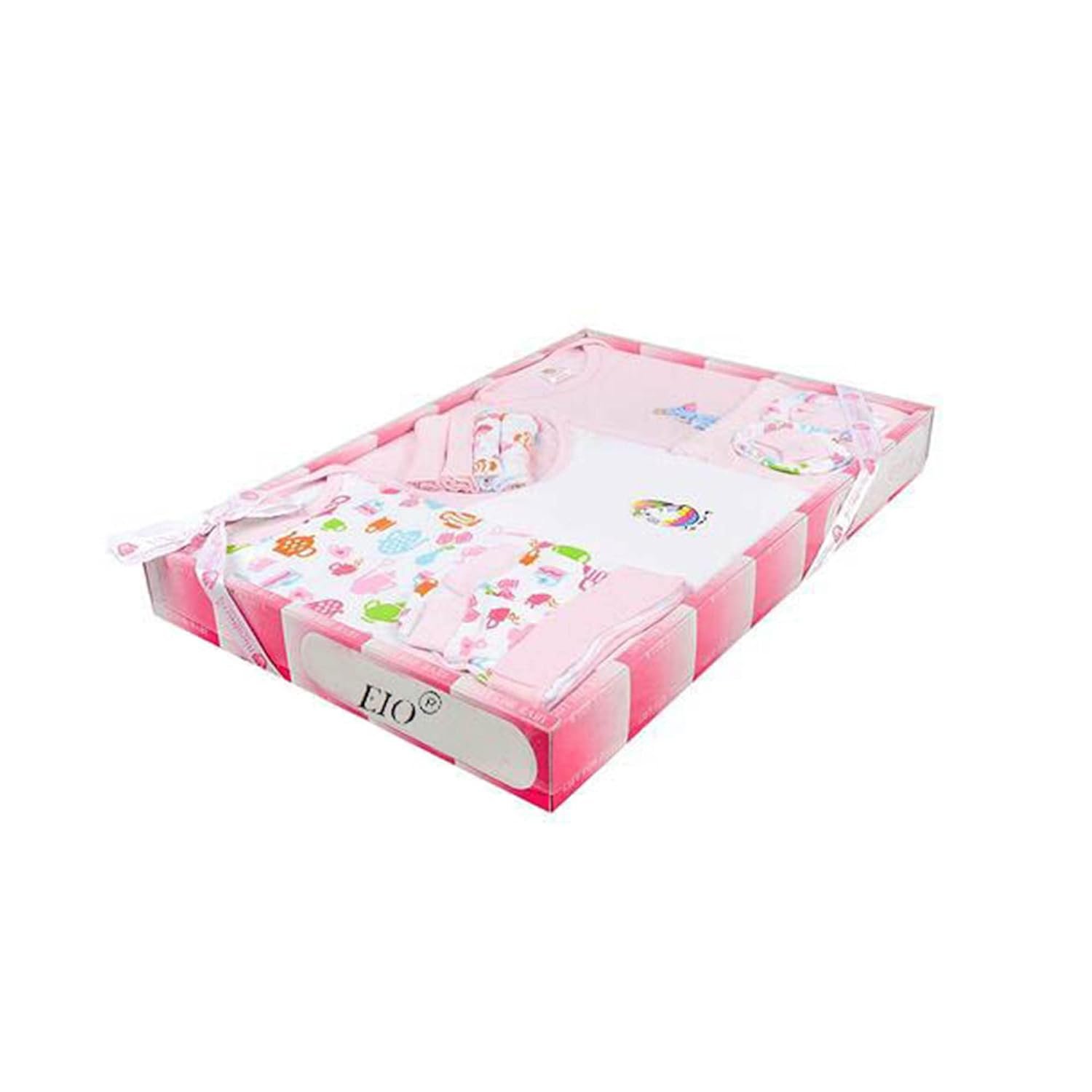 EIO Unisex Kids Cotton Solid Clothing Gift Set -13 Pieces - Image 3