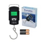 ATOM® 50kg Digital Luggage Weighing Scale. Portable Electronic Weight Machine for Travel & Flights. LCD Display. Accurate, Lightweight, Handheld Luggage Scale for Bags, Suitcases, Home, Airport Use.