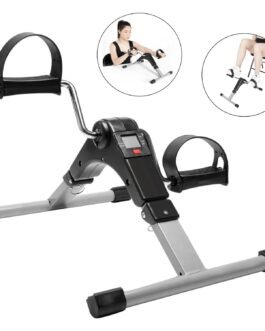 Smile™ Foldable Mini Fitness Cycle Pedal Exerciser Bike Gym Machine with Digital Display Meter for Men Women Home Exercise Gym, PVC Smile™ Foldable Mini Fitness Cycle Pedal Exerciser Bike Gym Machine with Digital Display Meter for Men Women Home Exercise Gym, PVC