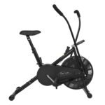 First Choice FC 110 Air Bike Exercise Cycle with Moving or Stationary Handle | Adjustable Resistance with Cushioned Seat | Fitness Cycle for Home Gym | Weight Capacity 110KG