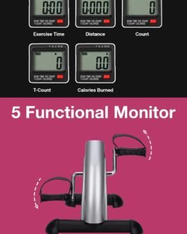 Voroly Portable Under Desk Bike Pedal Exerciser Cycle for Adults & Seniors Physical Therapy Workout Equipment (VR-70MINIBIK-SILVER) Voroly Portable Under Desk Bike Pedal Exerciser Cycle for Adults & Seniors Physical Therapy Workout Equipment (VR-70MINIBIK-SILVER)