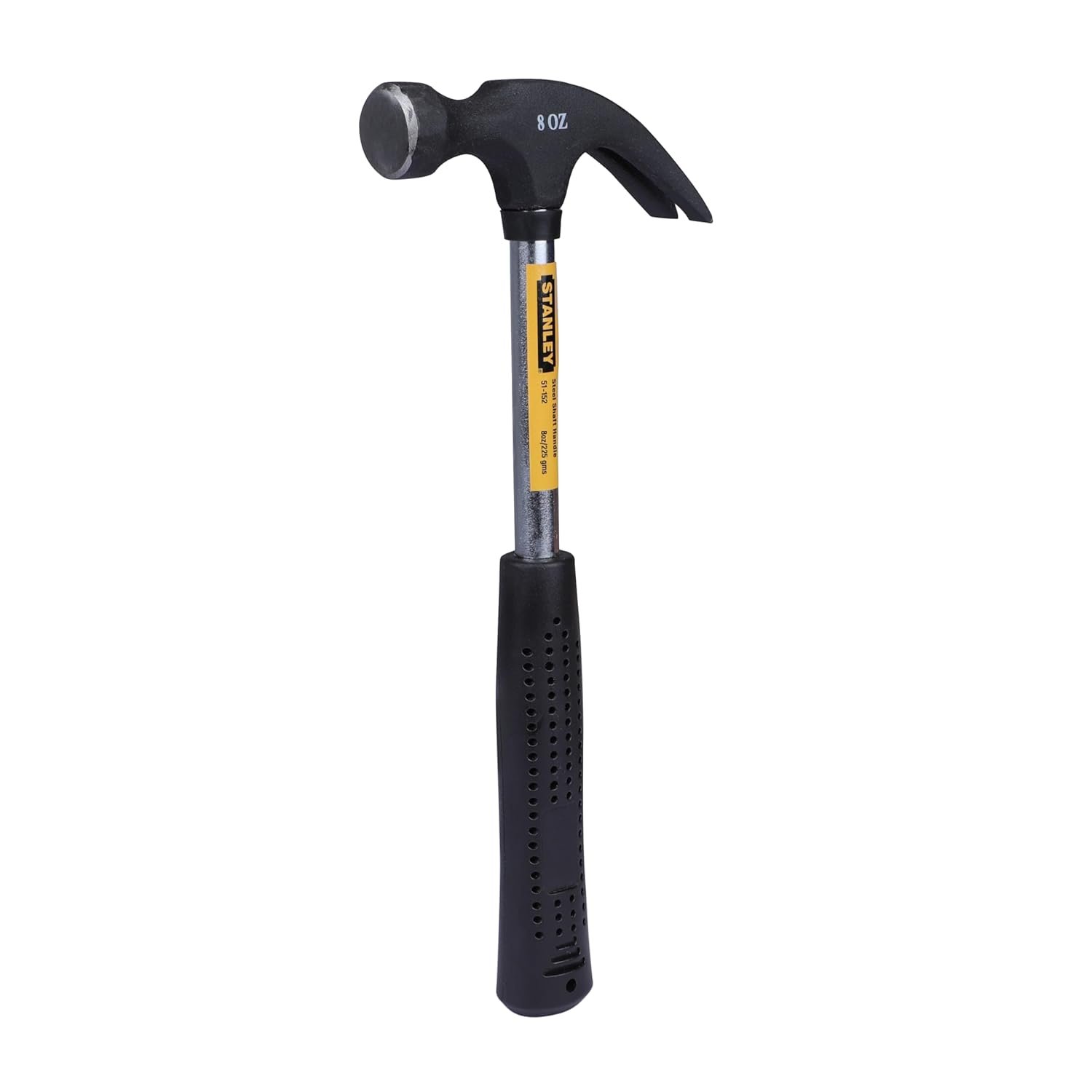 STANLEY 51-152 Claw Hammer with Steel Shaft for Masonry, Woodwork, Fittings for Home, DIY, Mechanic, Industrial & Professional Use, GREY & BLACK - Image 5