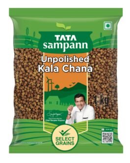 Tata Sampann Unpolished Kala (Black, Brown) Chana, 1kg