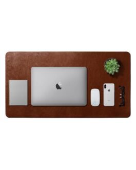 DailyObjects Large Premium Vegan Leather Desk Mat|Anti-Skid|Anti-Slip|85*45cm|Reversible Desk spread Turf Desk/Laptop Mat for Work from Home/Office/Gaming- Extended mouse pad and keyboard desk pad-Tan DailyObjects Large Premium Vegan Leather Desk Mat|Anti-Skid|Anti-Slip|85*45cm|Reversible Desk spread Turf Desk/Laptop Mat for Work from Home/Office/Gaming- Extended mouse pad and keyboard desk pad-Tan