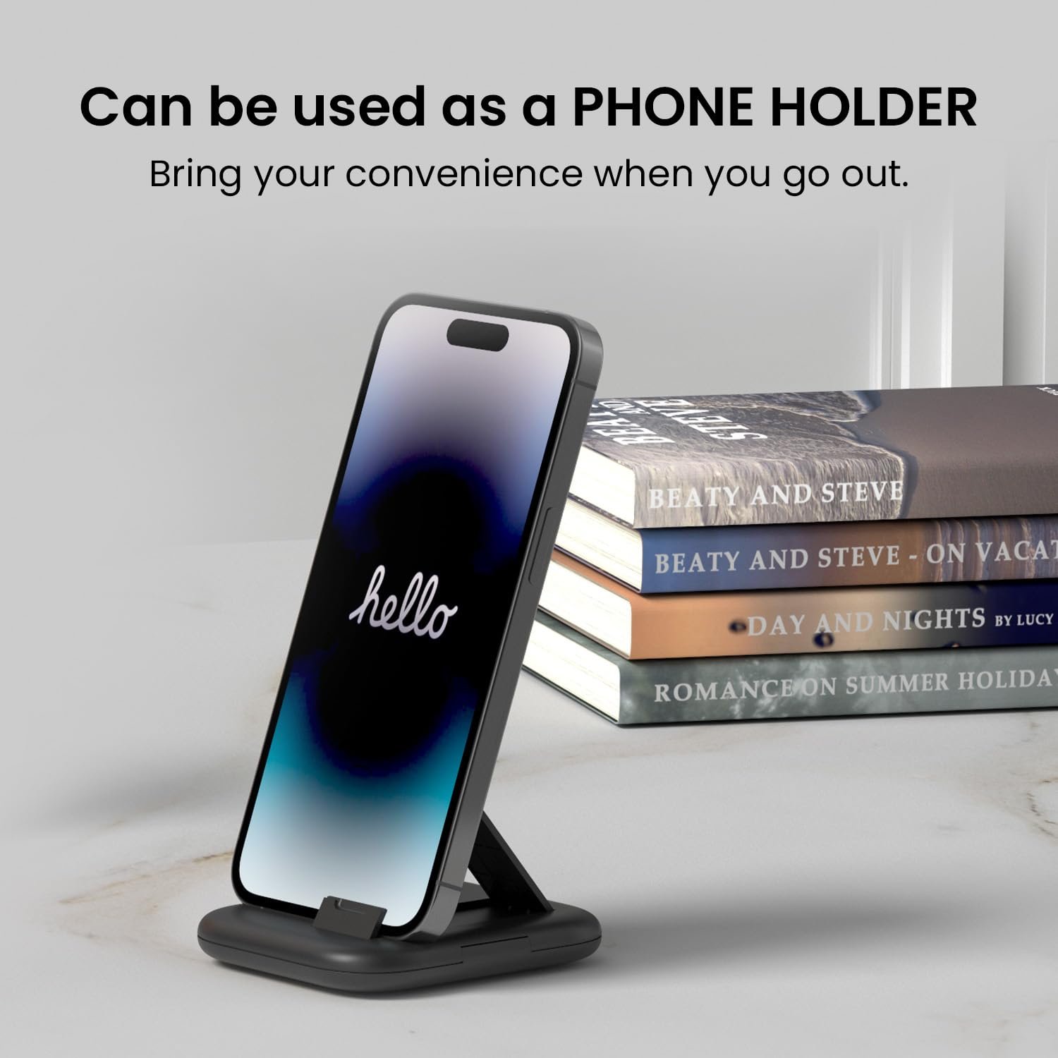 Portronics Snapcase 60W Multifunctional Fast Charging Data Cable Kit, Conversion Set USB A & Type C to Male Micro/Type C/Lightning,Data Transfer,Sim Storage,Sim Eject Pin,Pocket Mirror,Phone Holder - Image 7