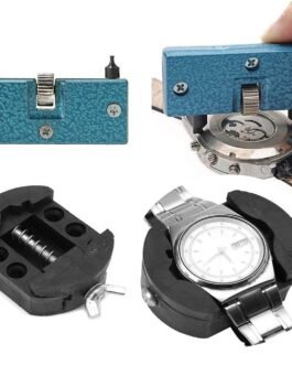 Diy Crafts 12520 India 302707174108 Watch Case Holder Adjustable Opener Remover Vice Tools Watchmaker Repair Kit, Multicolor Diy Crafts 12520 India 302707174108 Watch Case Holder Adjustable Opener Remover Vice Tools Watchmaker Repair Kit, Multicolor