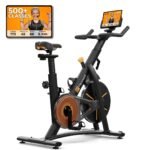 Flexnest Flexbike Exercise Cycle Smart Bluetooth Exercise Cycle For Home With 500+ Live Classes On App,100 Resistance Levels Cycle For Exercise At Home Gym Workout & Cardio Spin Bike (Flexbike)