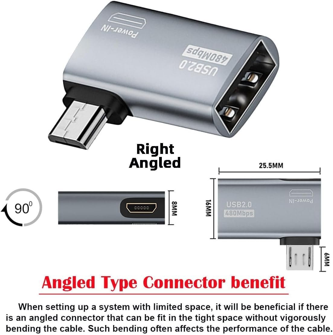 ETZIN Micro to USB Adapter OTG Cable Adapter for Fire TV Stick 4K Powered Micro USB to USB OTG Adapter for Android Phone Tablet and More Host Devices with Micro USB - Image 9