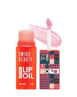 Swiss Beauty Dip Tint Lip Oil | Colour-Changing Lip Oil | Glossy Finish | Long-Lasting Moisturisation | Enriched with Vitamin E | Shade-01 Strawberry, 3ml Swiss Beauty Dip Tint Lip Oil | Colour-Changing Lip Oil | Glossy Finish | Long-Lasting Moisturisation | Enriched with Vitamin E | Shade-01 Strawberry, 3ml