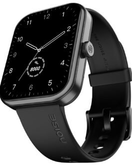 Noise Pulse 2 Max 1.85″ Display, Bluetooth Calling Smart Watch, 10 Days Battery, 550 NITS Brightness, Smart DND, 100 Sports Modes, Smartwatch for Men and Women (Jet Black)