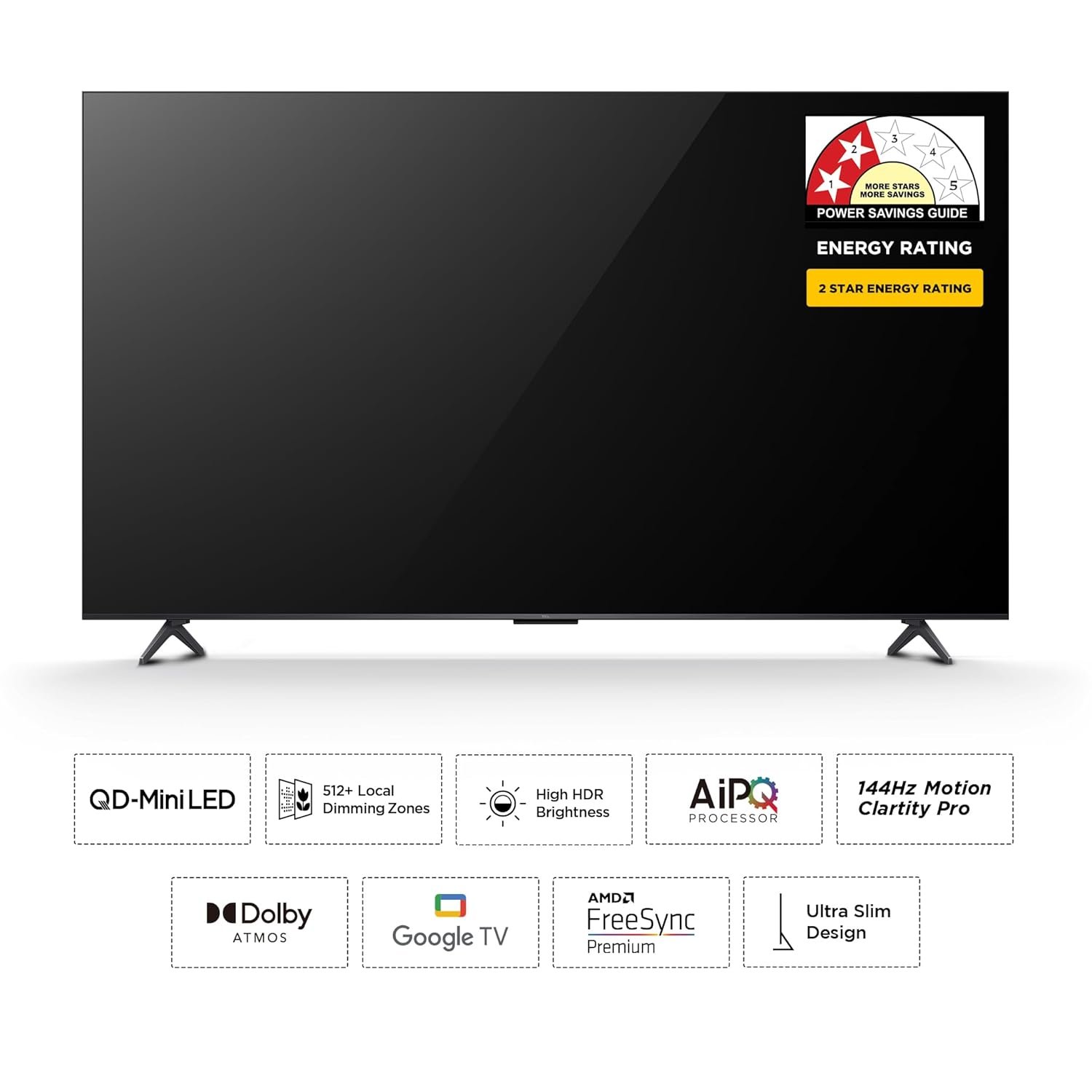 TCL 139 cm (55 inches) 4K UHD Smart QD-Mini LED Google TV 55Q6C - Image 2