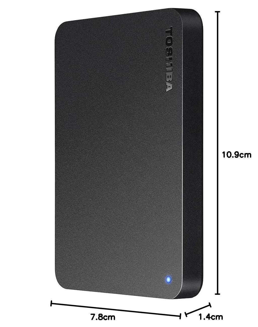 Toshiba Canvio Basics 1TB Portable External HDD - USB 3.2 for PC Laptop Windows and Mac, 3 Years Warranty, External Hard Drive - Black - Image 7
