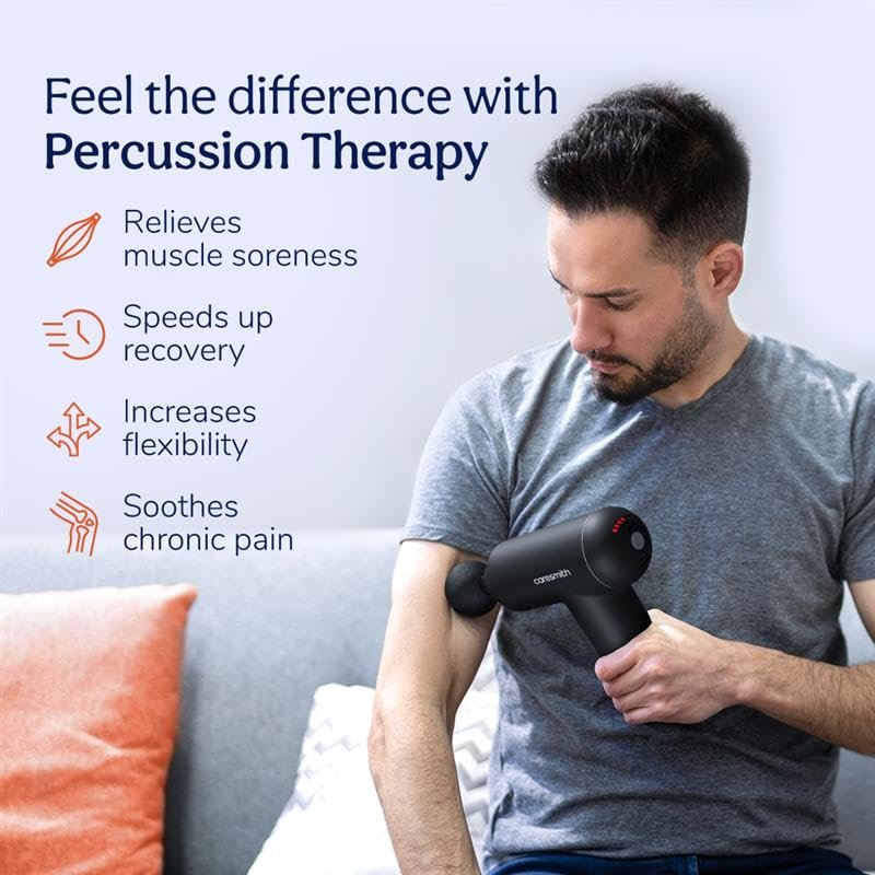 Caresmith Charge Boost Massage Gun | Body Massager | Massager Machine for Pain Relief for Men and Women | Deep Tissue Massager - Image 2