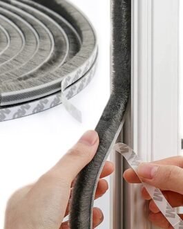 URBANMONK 10 Meter Weather Stripping Door Seal Strip | Self Adhesive Weather Strip Sound proofing for Windows | Window Sealing Strips for Gap | soundproof Door Seal (Grey) Wool URBANMONK 10 Meter Weather Stripping Door Seal Strip | Self Adhesive Weather Strip Sound proofing for Windows | Window Sealing Strips for Gap | soundproof Door Seal (Grey) Wool