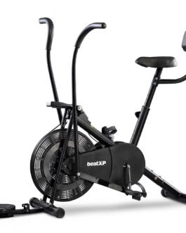 beatXP Vortex Active Air Bike Exercise Cycle for Home | Gym Cycle for Workout with Adjustable Cushioned Seat | Moving Handles. (4M Airbike) beatXP Vortex Active Air Bike Exercise Cycle for Home | Gym Cycle for Workout with Adjustable Cushioned Seat | Moving Handles. (4M Airbike)