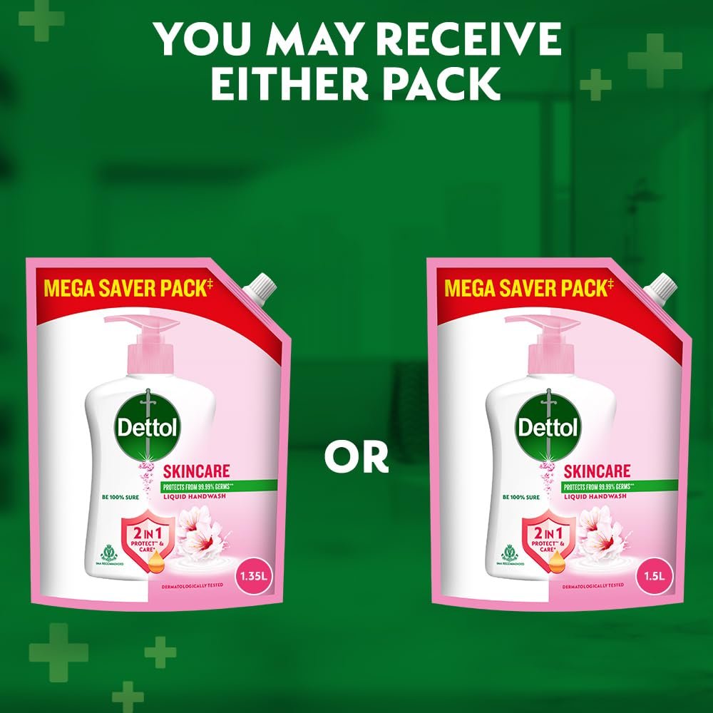 Dettol Liquid Handwash Refill – Skincare Hand Wash- 1350ml | pH Balanced | 10x Better Germ Protection - Image 5