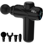 Dr Physio USA Touch Dynamo 1049 Percussion Gun Massager for Full Body Pain Relief, Rechargeable Cordless Deep Tissue Massage Machine for Legs & Arms, Use at Home, Gym & During Travel
