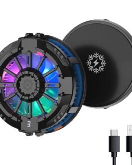 STRIFF Mobile Cooling Pad |Mobile Cooler | Gaming Fan | for Instant Cooling Advanced Refrigeration Chip & LED Temperature Display Compatible for Android and iPhones – (Black) (with Magnet) STRIFF Mobile Cooling Pad |Mobile Cooler | Gaming Fan | for Instant Cooling Advanced Refrigeration Chip & LED Temperature Display Compatible for Android and iPhones – (Black) (with Magnet)