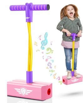 CRIYALE Kids Pogo Jumper Fun and Safe Pogo Stick for Toddlers, Durable Foam Bungee Jumping Stick Makes Squeaky Sounds Improves Balance, Bouncing Toy for Ages 3 and up Holds up to 250lbs – Multicolor CRIYALE Kids Pogo Jumper Fun and Safe Pogo Stick for Toddlers, Durable Foam Bungee Jumping Stick Makes Squeaky Sounds Improves Balance, Bouncing Toy for Ages 3 and up Holds up to 250lbs – Multicolor