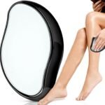 Beauté Secrets Crystal Hair Remover for Women and Men, Reusable Eraser Device Magic Hair Removal Tool, Back Arms Legs, Nano Glass Technology Stone Smooth Skin crystal painless hair removal stone, Black
