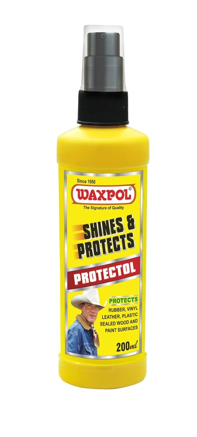 Waxpol Protectol Multipurpose All in One Liquid Polish 200 ml for High Gloss Shine & Protection for Car, bike, Scooter, Household, Office Furniture (Interior & Exterior Use)