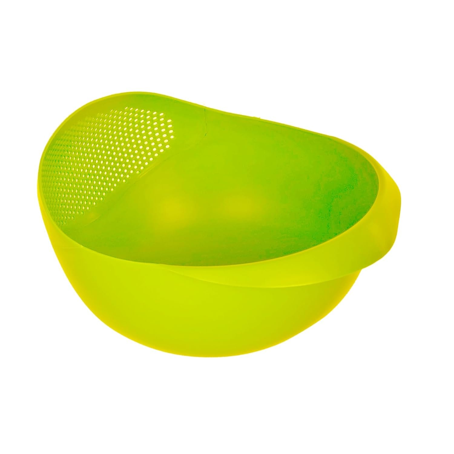 Clazkit Food Strainer Colander, Fruit Basket, Pasta Strainer, Vegetable Strainer, Kitchen Sieve, Washing Bowl, Unbreakable, (Color May Vary), Plastic - 11.3 x 18 x 24.1 Centimeters - Image 8