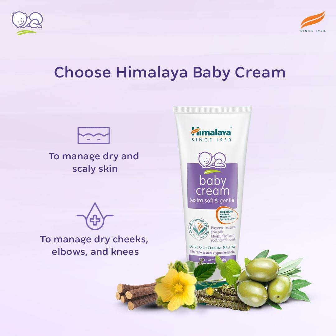 Himalaya Baby Cream, Face Moisturizer & Day Cream, For Dry Skin 200ml - Image 7