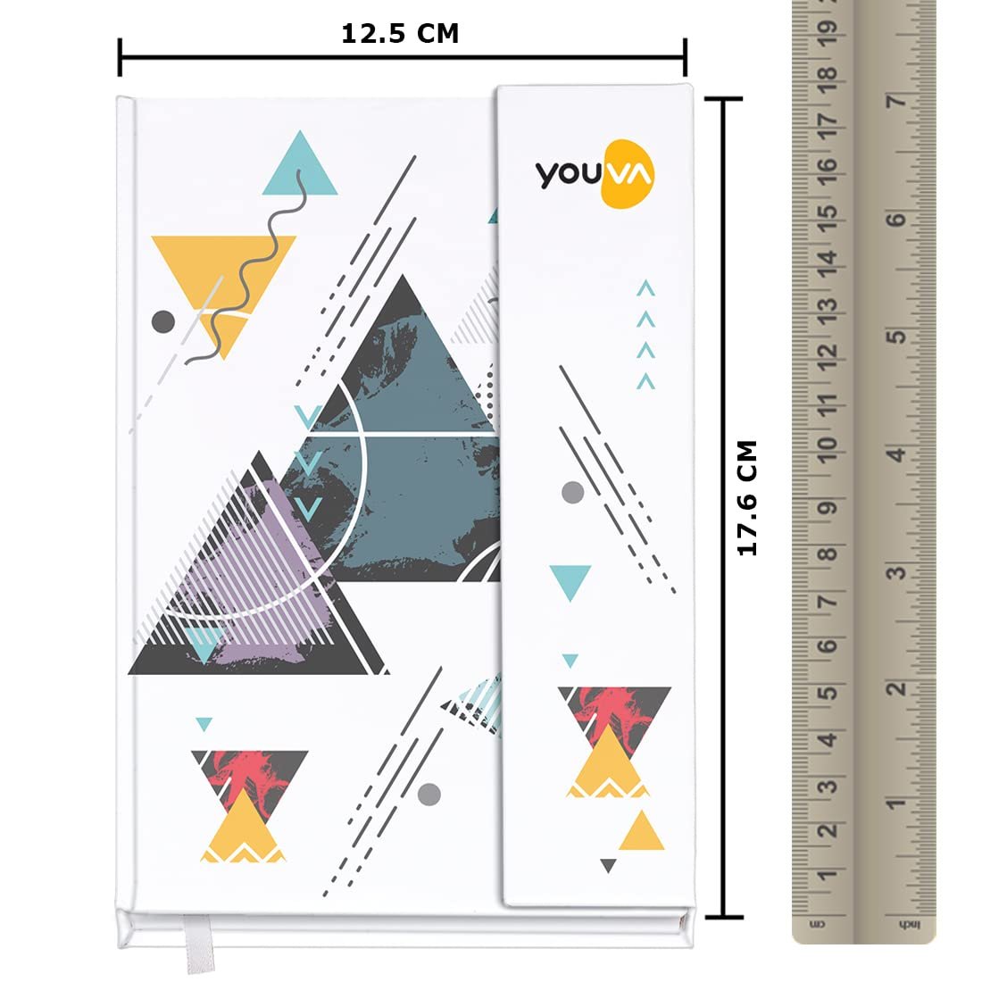 YOUVA Navneet Case Bound Magnetic My Notes | 14.8x21 cm | Single Line | 192 Pages | Pack of 1 - Image 2